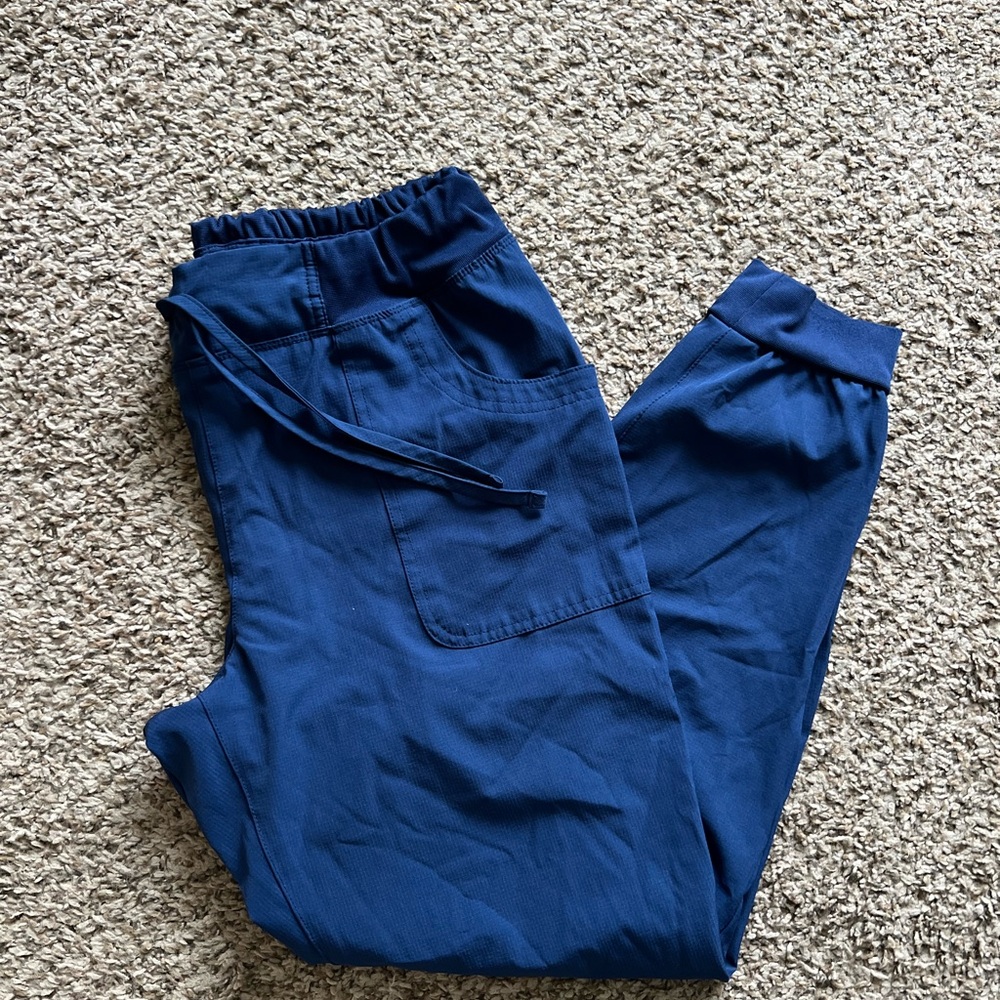 Women’s Navy Blue Jogger Scrub Pants